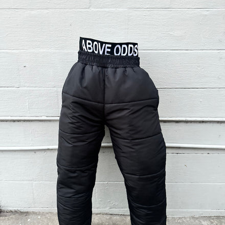 AO Double-Waisted Puffer Pants